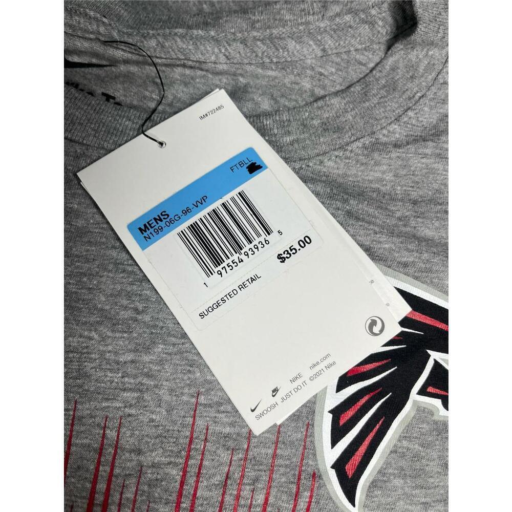 New with tags Atlanta Falcons Men’s Medium NFL Sports Gray Graphic T-Shirt - Picture 4 of 8